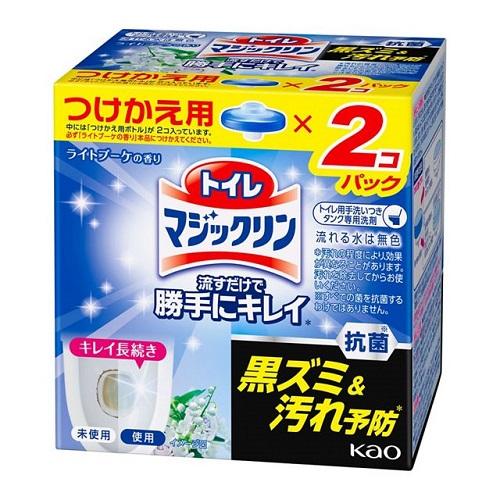 花王　トイレマジックリン　流すだけで勝手にキレイ　ライトブーケの香り　つけかえ用２コパック　【160...