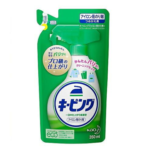 キーピング　アイロン用のり剤　つめかえ用　【350ml】(花王)