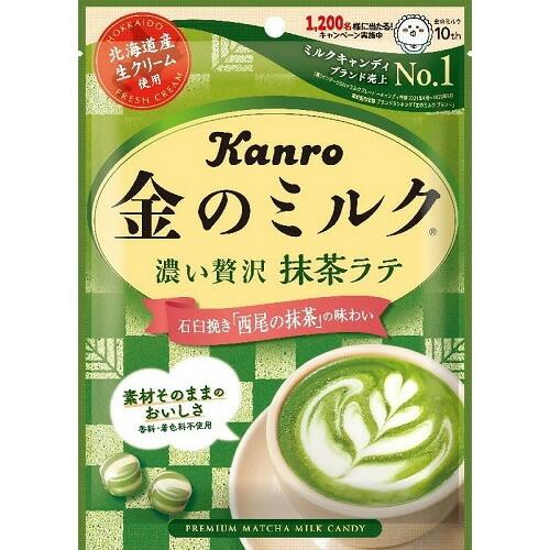 金のミルクキャンディ　抹茶ラテ　【70g×6個】(カンロ)