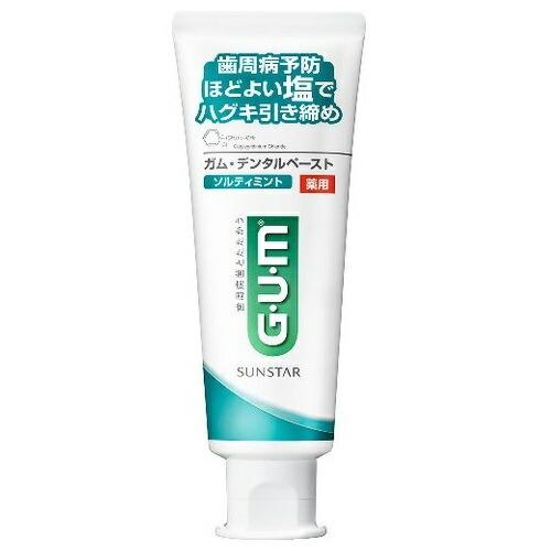 GUM(ガム)　デンタルペースト　ソルティミント　スタンディング　【150g】(サンスター)