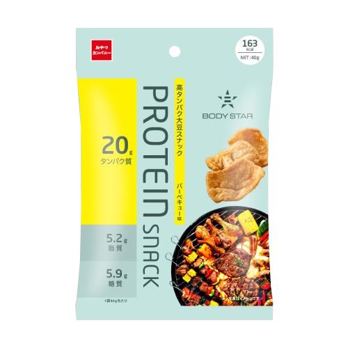 BODY STAR(ボディスター)プロテインスナック　バーベキュー味　【40g×12個】(おやつカン...