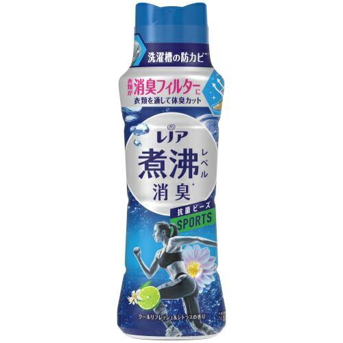 レノア　煮沸レベル消臭抗菌ビーズ　スポーツ クールリフレッシュ&amp;シトラスの香り　本体　【420ml】...