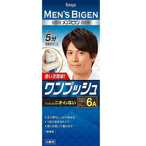 メンズビゲン　ワンプッシュ　６Ａ　アッシュブラウン　【40g+40g】(ホーユー)