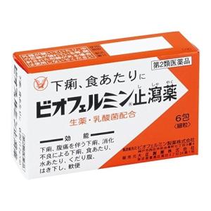 【第2類医薬品】ビオフェルミン止瀉薬【6包】　（大正製薬）｜kokumin