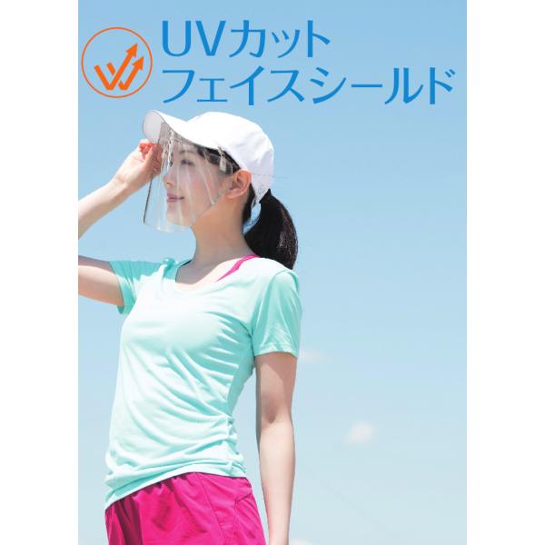 UVカットフェイスシールド フェイスガード 3枚セット KOKUSAI NLS0858-3P