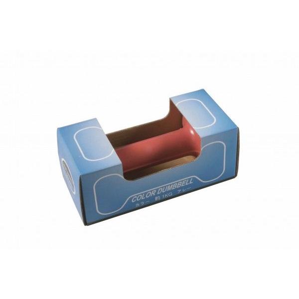 カラー ダンベル 1kg 赤 レッド 鉄アレイ 鉄アレー 筋トレ 筋力アップ トレーニング ダイエッ...