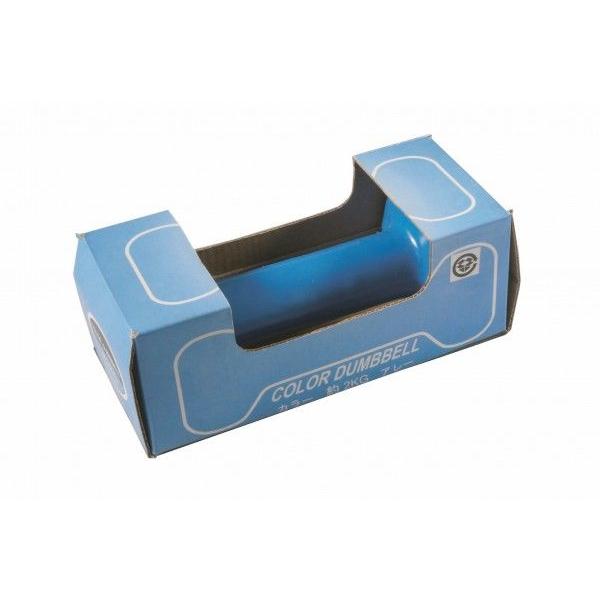 カラー ダンベル 2kg 青 ブルー 鉄アレイ 鉄アレー 筋トレ 筋力アップ トレーニング ダイエッ...