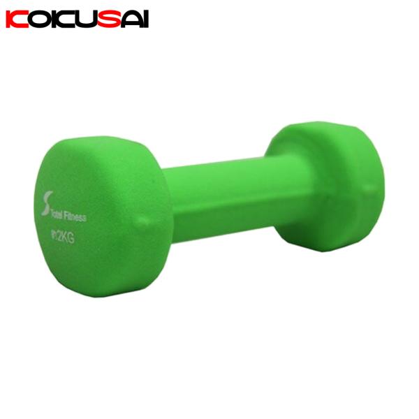 カラーアレー 2kg グリーン 鉄アレー 筋トレ 筋力アップ トレーニング ダイエット エクササズ ...