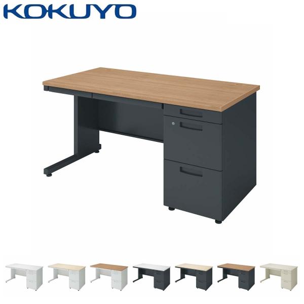 【ラクラク納品】コクヨ デスク INVENT インベント TKG-D147 片袖机 幅140×奥行7...