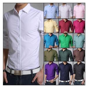 メンズワイシャツ長袖スーツシャツ通勤フォーマルシャツ花婿レギュラー