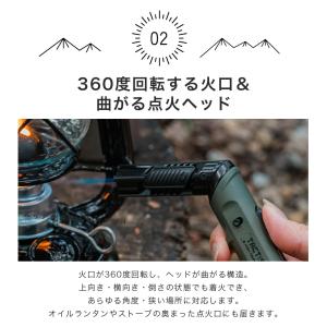 ポータブル スティックバーナー トーチ キャン...の詳細画像4