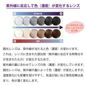 度付き 調光 レンズ付き メガネ サングラス ...の詳細画像2