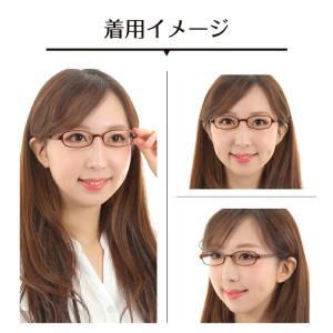 老眼鏡 小さめ 小顔 オーバル 軽量 フレーム...の詳細画像2
