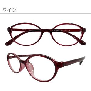 度付き 度あり メガネ オーバル 軽量 フレー...の詳細画像5