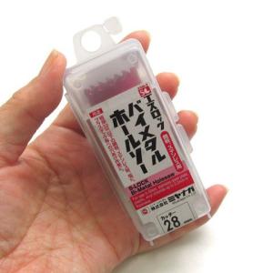 エスロック バイメタルホールソー SLBI028 刃先径 28mm 交換用 カッター ミヤナガ｜komaki5kin