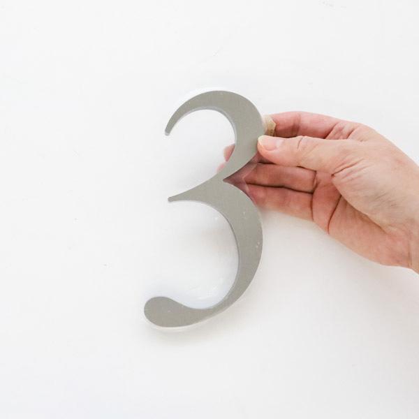 杉田エース SUS階数表示 フロアサインNS01-3【3】ヘアーライン仕上 212653