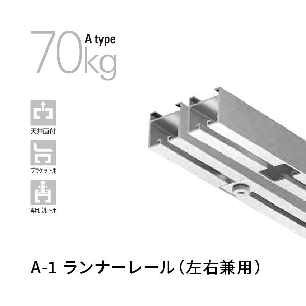 タキヤ コレダーラインランナーレール A-1左右兼用 推奨荷重70Kg 天井用 A-1_ランナーレー...