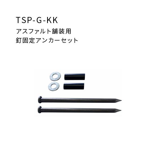 アスファルト舗装用 タイヤ止め 釘固定アンカーセット
