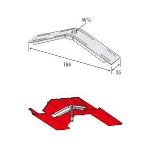 JFE QLデッキ用 吊り元金具 3分用 青とんぼ 200個 サワタ SAWATA : あ