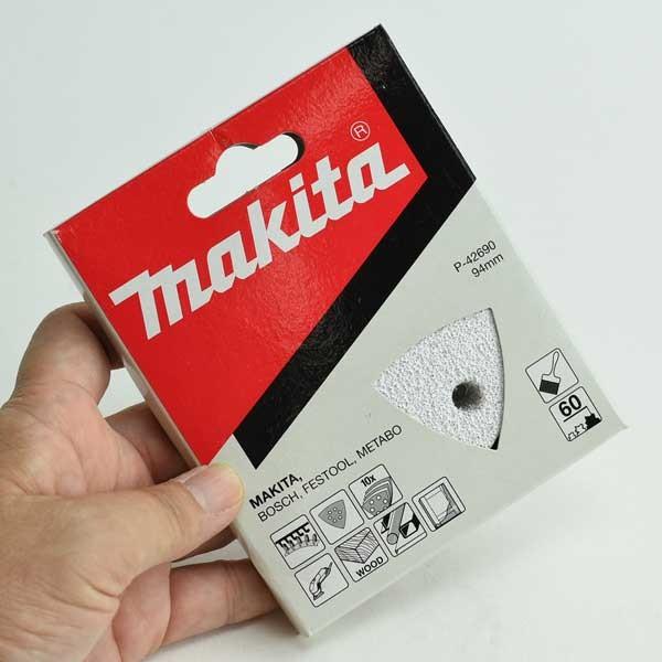 マキタ マジックサンディングペーパー B04565・マルチツール用 吸じん穴付 三角タイプ マジック...