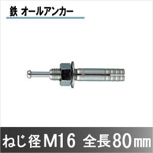 サンコーテクノ オールアンカー C-1680 ねじ径M16 全長80mm 鉄 サンコーテクノ オールアンカー C-1680 ねじ径M16 全長80mm 鉄