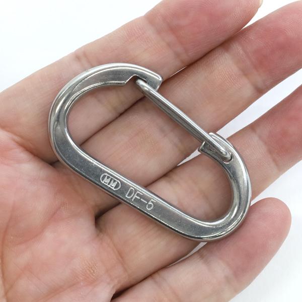 Ｄフック ステンレス 全長 52.5mm DF-5 水本機械製作所