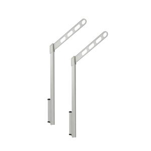 物干し 屋外 ベランダ 腰壁 取り付け スライド 上下式 ステンカラー GP