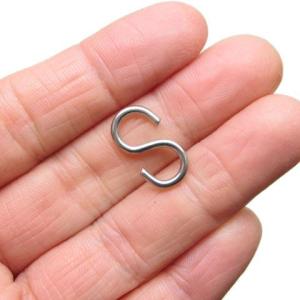 水本 Sカン ステンレス S-1.6 太さ 1.6mm 10個 ミニSカン