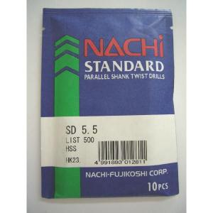 ナチ　ストレートドリル　10.2 ５本入り NACHI 不二越 鉄工用ドリル 5.2mm 10本入 SD5.2 ストレート