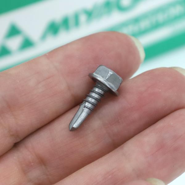 ミヤガワ FRXドリルねじ 5×16 つば付き 六角頭 ステンレス 500本 SHH4816