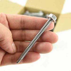 ミヤガワ金属 ドリルねじ ステンレス 六角 6ミリ 70ミリ長