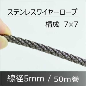 ステンレスワイヤーロープ 7x19 直径4mm カット販売 SUS304 : 上村 
