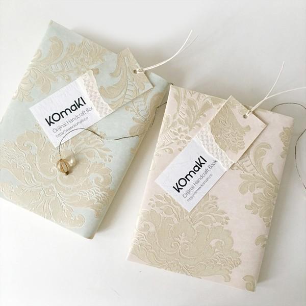 文庫〜A5判 サイズ豊富 :) mimiダマスクブックカバー　BOOK COVER DAMASK M...