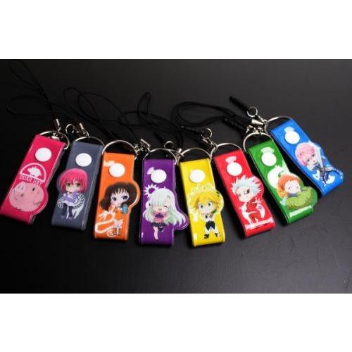 非売品 七つの大罪 ストラップ 全8種 コンプリート メリオダス バン ディアンヌ キング ゴウセル...
