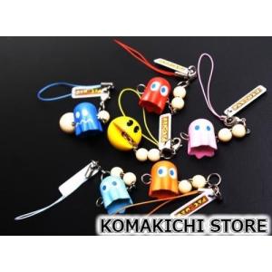 限定 パックマン フィギュア マスコット ストラップ 全6種 コンプリート ナムコ アーケードゲーム キャラクター｜komakichi