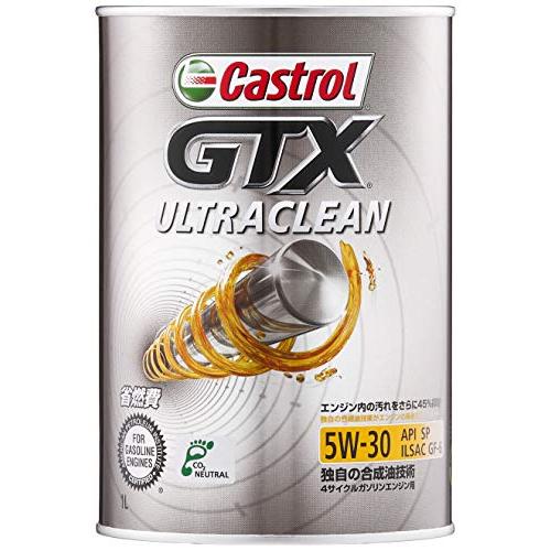 カストロール(Castrol) エンジンオイルGTX ULTRACLEAN 5W-30 API SP...