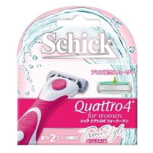 シック クアトロ4フォーウーマン トリムスタイル 替刃(2コ入)