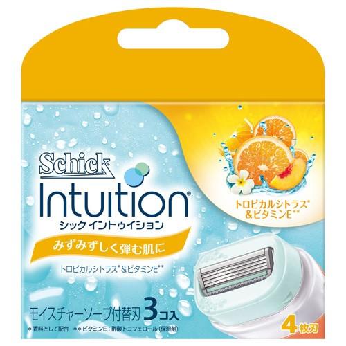 イントゥイション替刃みずみずしく弾む肌（3個入）