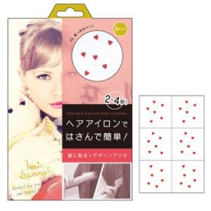 ヘアスパングル（真っ赤なハート）