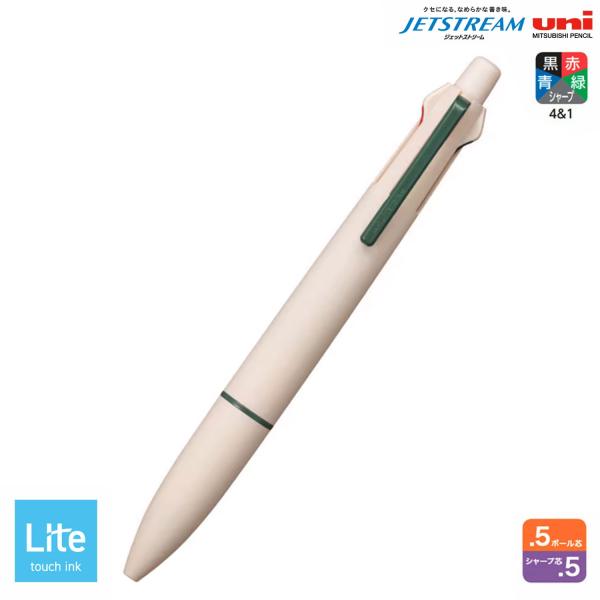 三菱鉛筆 uni JETSTREAM ジェットストリーム 多機能ペン 4＆1 Lite touch ...