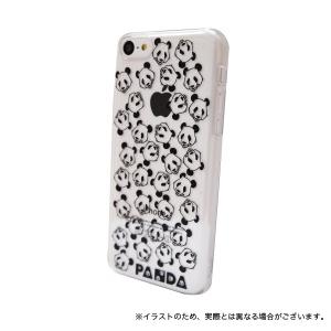 PANDA iPhone5C専用シェルジャケット 総柄｜komamono