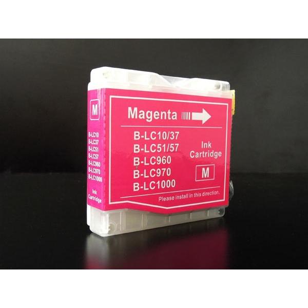 LC10M ブラザー用 プリンターインク LC10 互換インクカートリッジ マゼンタ DCP-155...