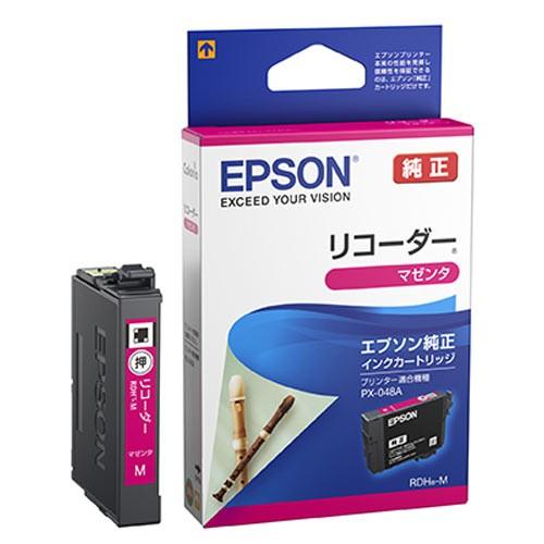 EPSON 純正インク RDH リコーダー インクカートリッジ マゼンタ RDH-M PX-048A...