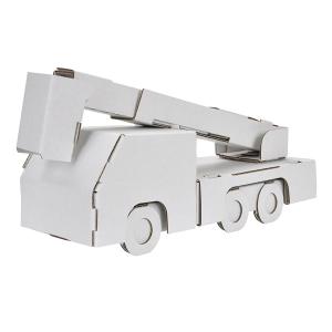 hacomo ハコモ ダンボール工作キット のりもの 消防車 THM-2320