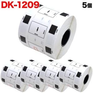 ブラザー用 ピータッチ DKプレカットラベル (感熱紙) DK-1209 互換品 宛名ラベル(小) 白 62mm×29mm 800枚入り 5個セット｜こまもの本舗 Yahoo!店