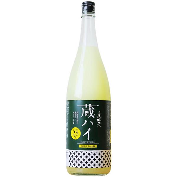 美丈夫　蔵ハイ 高知ゆず&amp;山椒1800ml