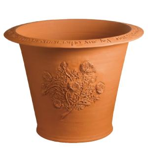 素焼き鉢 ロミオとジュリエットポット Romeo and Juliet pot 630 テラコッタ ハンドメイド イギリス製｜komatsugarden-store