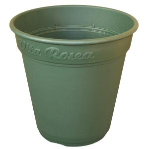 プラスチック鉢 ロゼアポット 450型 グリーン/ブラウン｜komatsugarden-store