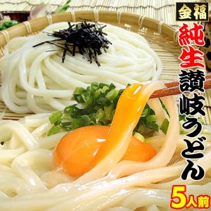 送料無料 うどん 金福純生 讃岐うどん ！1人前食べ切り個包装タイプ！5食セット ネコポス お試し 讃岐 送料無 激安 生麺 生うどん