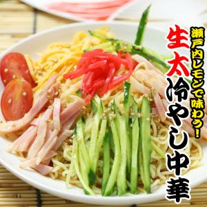 讃岐 生太 田舎 冷やし中華 5食 瀬戸内レモンつゆセット ポイント消化 お取り寄せ 送料無料 ネコポス お試し